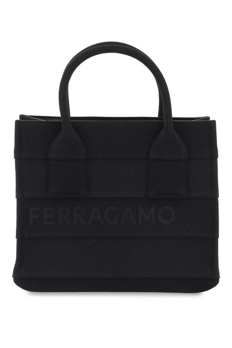 FERRAGAMO lettering logo small tote bag