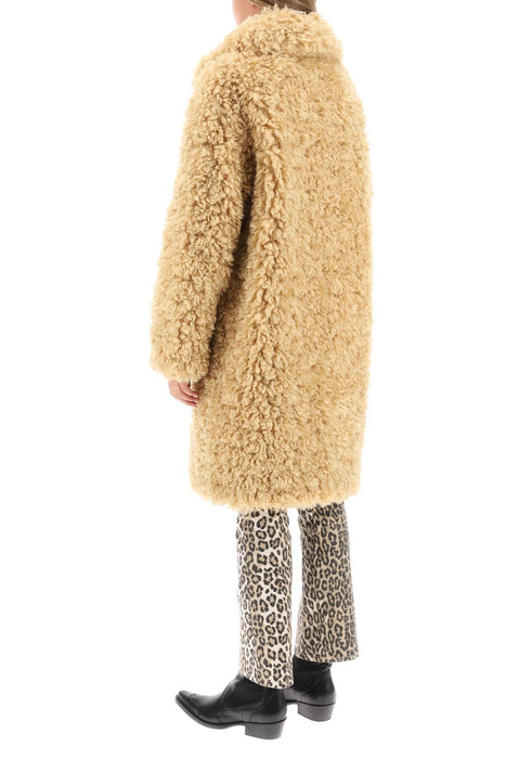 STAND STUDIO camille' faux fur cocoon coat