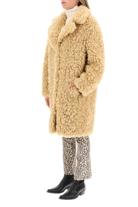 STAND STUDIO camille' faux fur cocoon coat