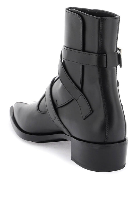 ALEXANDER MCQUEEN punk' boots with three buckles