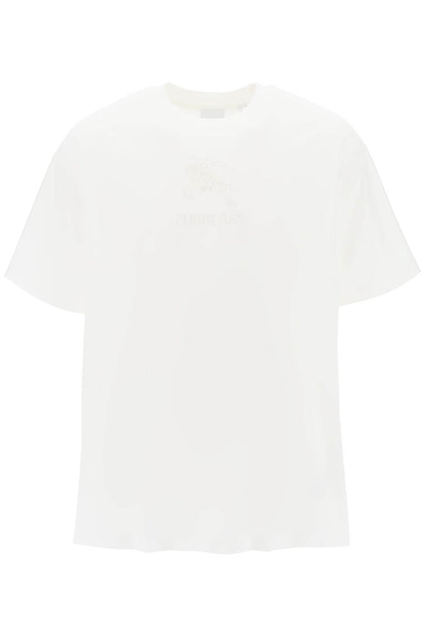 BURBERRY tempah t-shirt with embroidered ekd