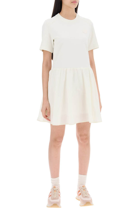 MONCLER two-tone mini dress with