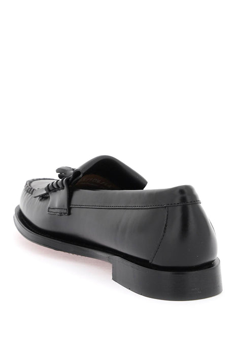 G.H. BASS esther kiltie weejuns loafers in brushed leather