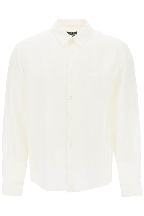 A.P.C. linen cassel shirt for