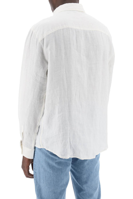 A.P.C. linen cassel shirt for