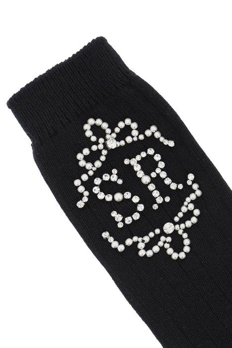 SIMONE ROCHA sr socks with pearls and crystals