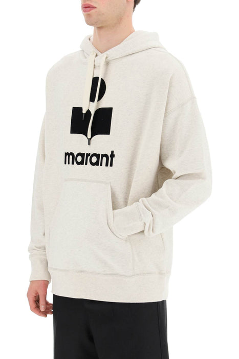 MARANT miley' hoodie with flocked logo