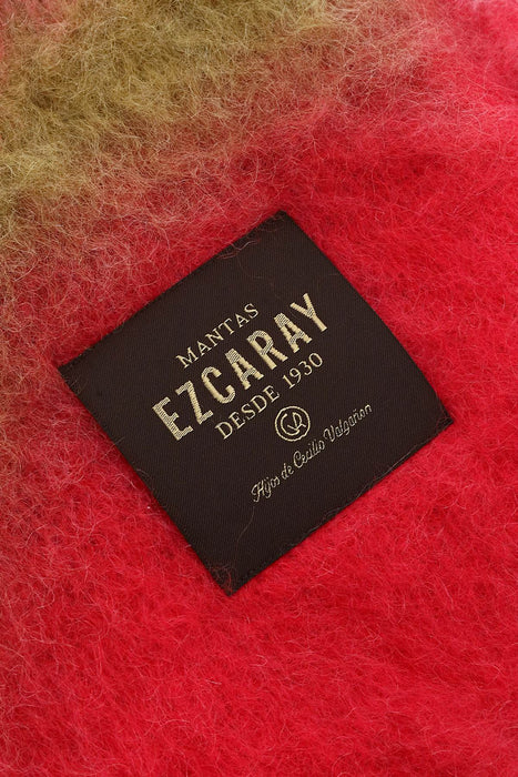 MANTAS EZCARAY tie-dye mohair and wool blend blanket