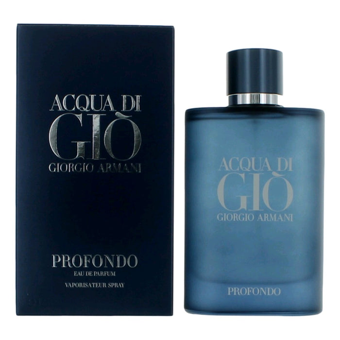 Acqua Di Gio Profondo by Giorgio Armani, 4.2 oz Eau De Parfum Spray for Men