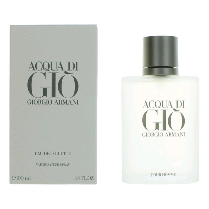 Acqua Di Gio by Giorgio Armani, 3.4 oz Eau De Toilette Spray for Men