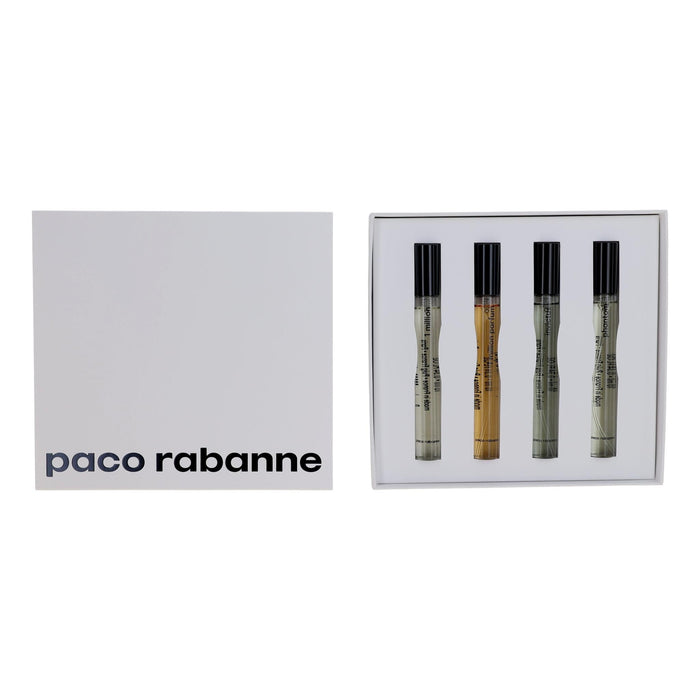 Paco Rabanne by Paco Rabanne, 4 Piece Variety Set for Men