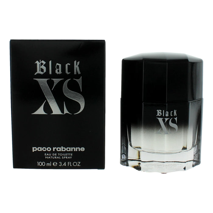 Black XS by Paco Rabanne, 3.4 oz Eau De Toilette Spray for Men