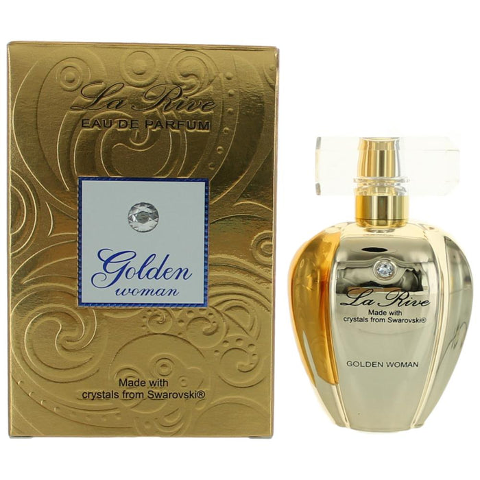Golden Women by La Rive, 2.5 oz Eau De Parfum Spray for Women