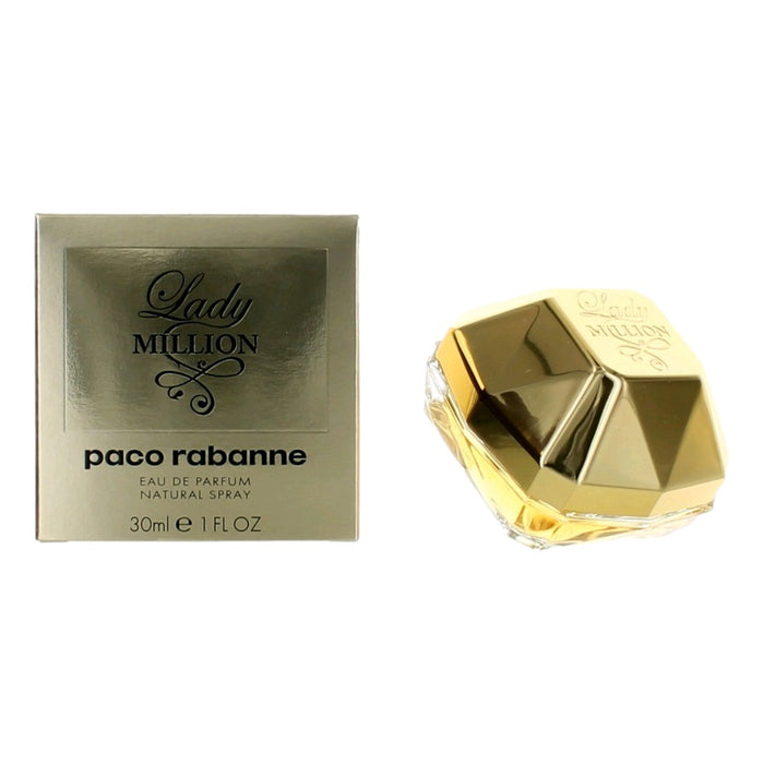 Lady Million by Paco Rabanne, 1 oz Eau de Parfum Spray for Women
