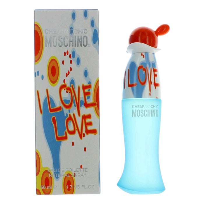 I Love Love Cheap & Chic by Moschino, 1.7 oz Eau De Toilette Spray for Women