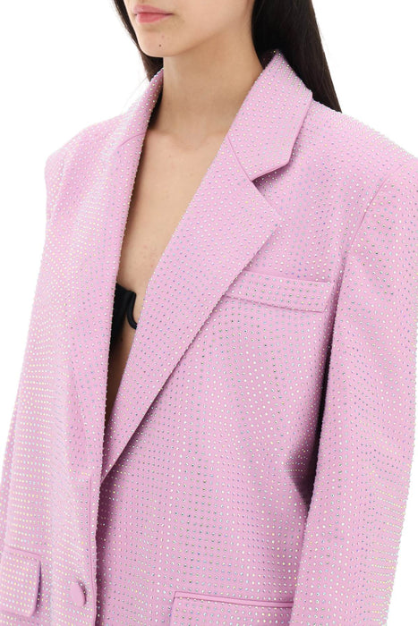 Giuseppe di morabito stretch cotton jacket with crystals