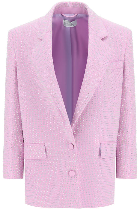 Giuseppe di morabito stretch cotton jacket with crystals