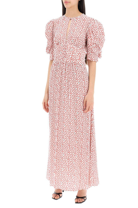 ROTATE maxi dress with puffed sleeves