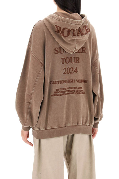 ROTATE embroidered oversized sweat