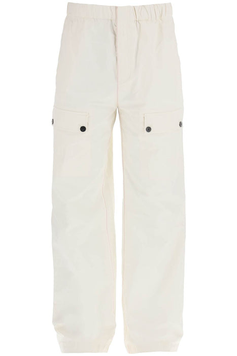 FERRAGAMO linen coated pants for men