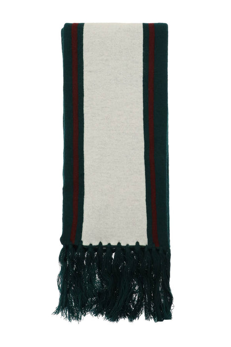 VALENTINO GARAVANI wool college scarf