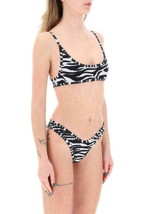 THE ATTICO animal print bikini set in 8