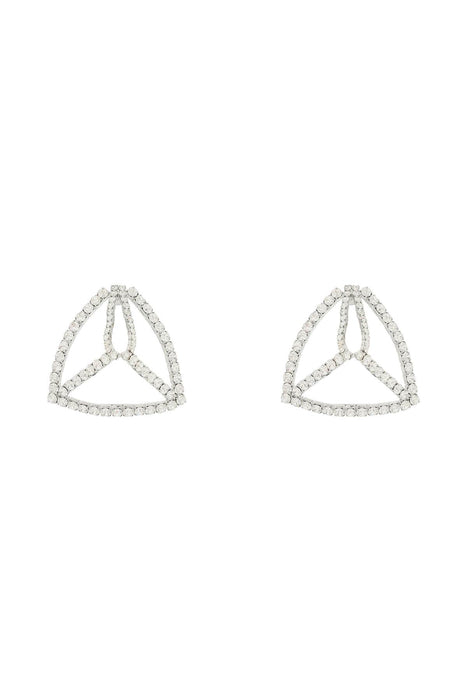 AREA crystal pyramid' earrings