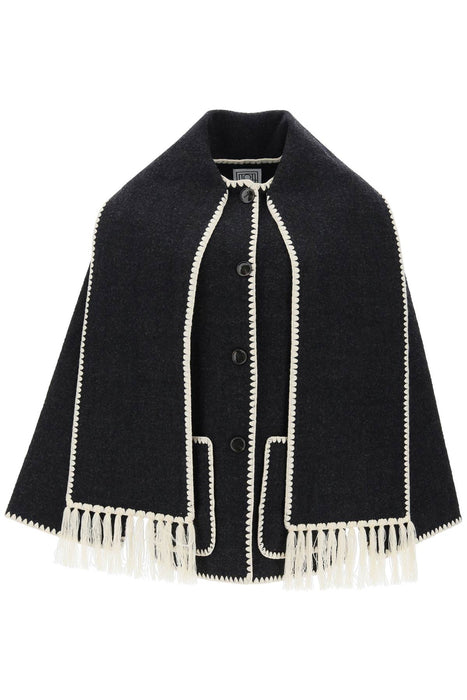 TOTEME embroidered scarf jacket