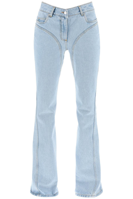 MUGLER skinny flared jeans