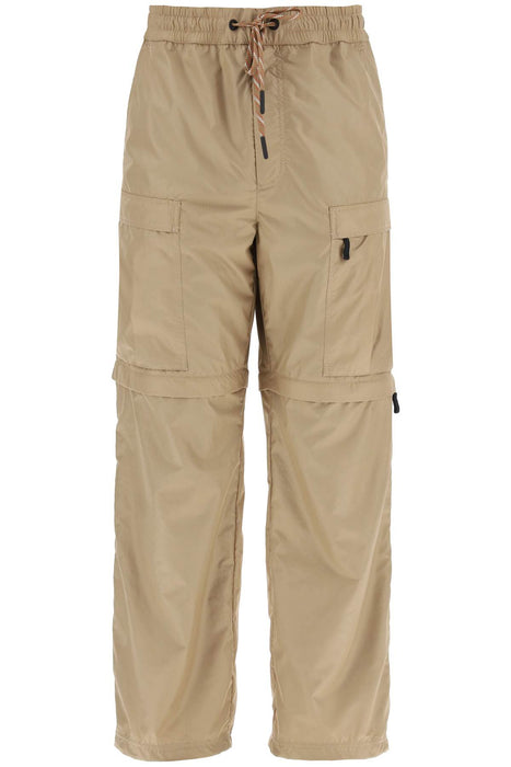 MONCLER GRENOBLE convertible ripstop pants in italian