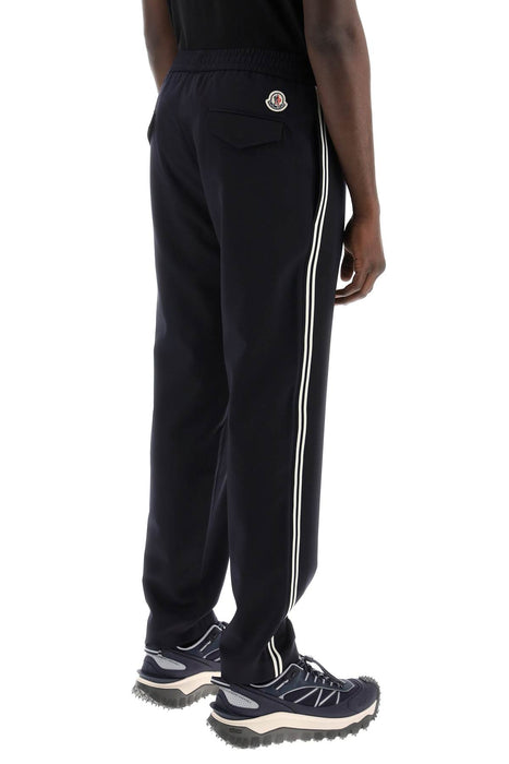 MONCLER sporty pants with side stripes