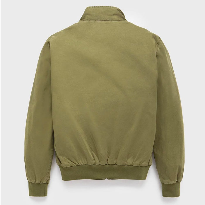 Refrigiwear Elegant Green Cotton Bomber Jacket for Men