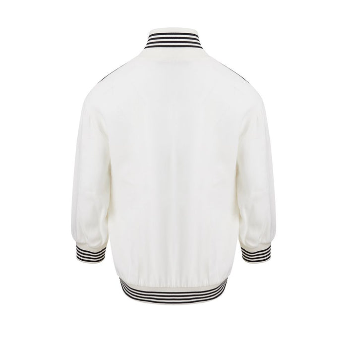 Dolce & Gabbana Elegant Cotton Knit White Sweater