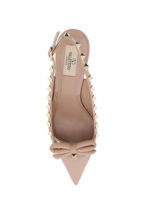 VALENTINO GARAVANI rockstud slingback pumps