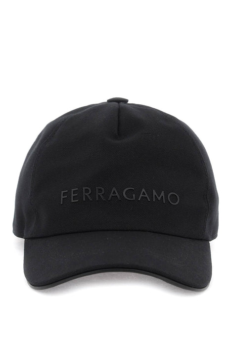 FERRAGAMO logo baseball cap