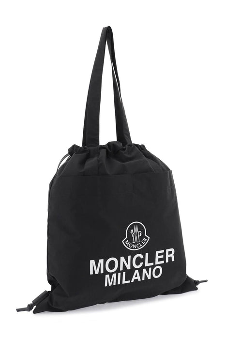 MONCLER drawstring aq tote bag with