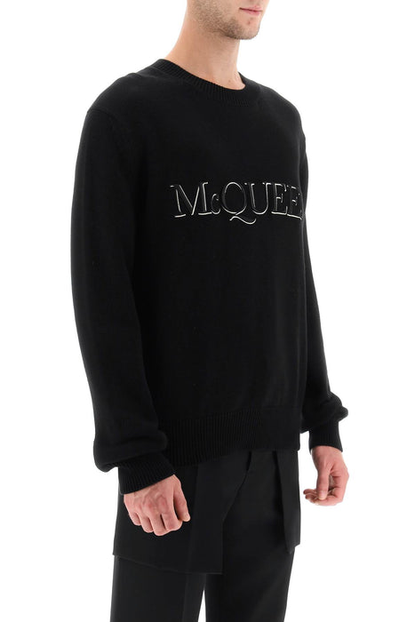 ALEXANDER MCQUEEN sweater with logo embroidery