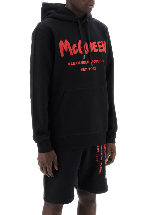 ALEXANDER MCQUEEN graffiti hoodie