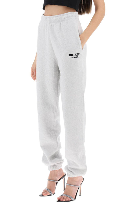 ROTATE joggers with embroidered logo