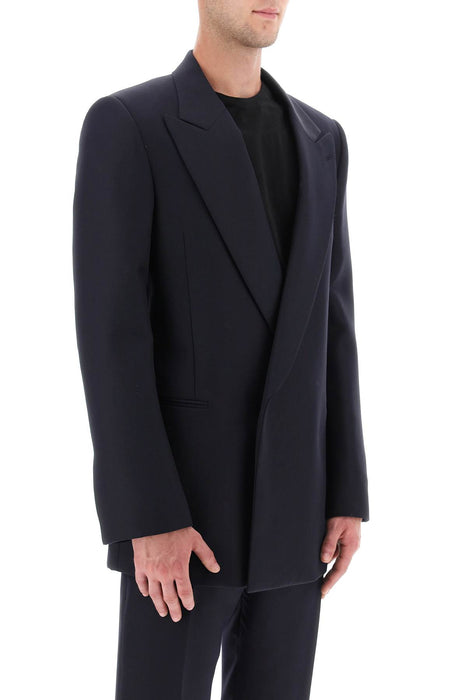 ALEXANDER MCQUEEN wool and mohair double-breasted blazer