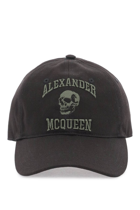 ALEXANDER MCQUEEN varsity skull baseball cap