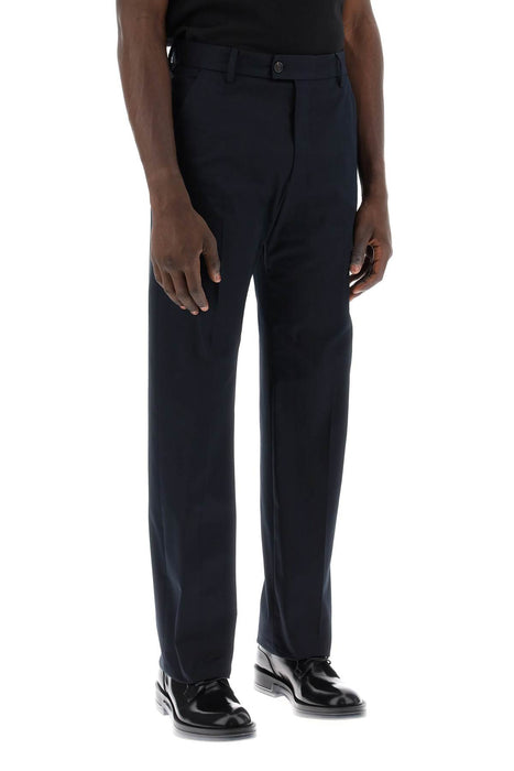 ALEXANDER MCQUEEN chino pants with logo lettering on the