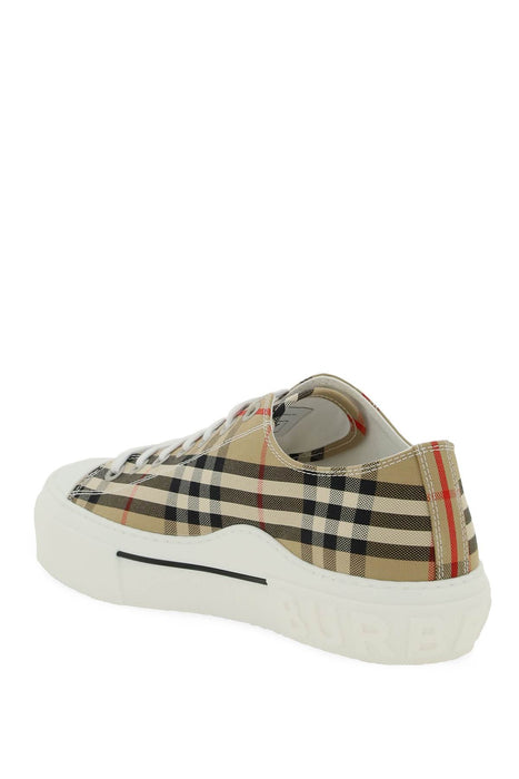 BURBERRY vintage check canvas sneakers