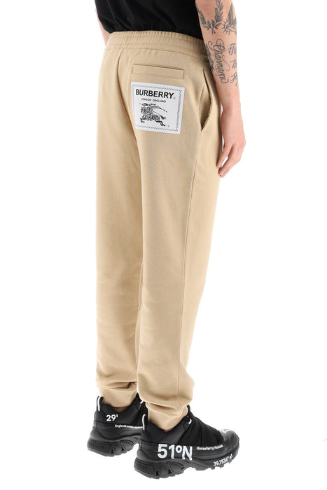 BURBERRY cotton sweatpants with prorsum label