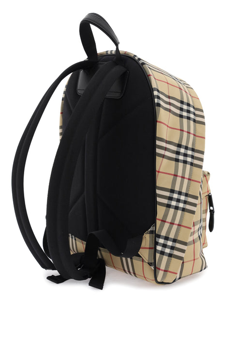 Burberry check backpack
