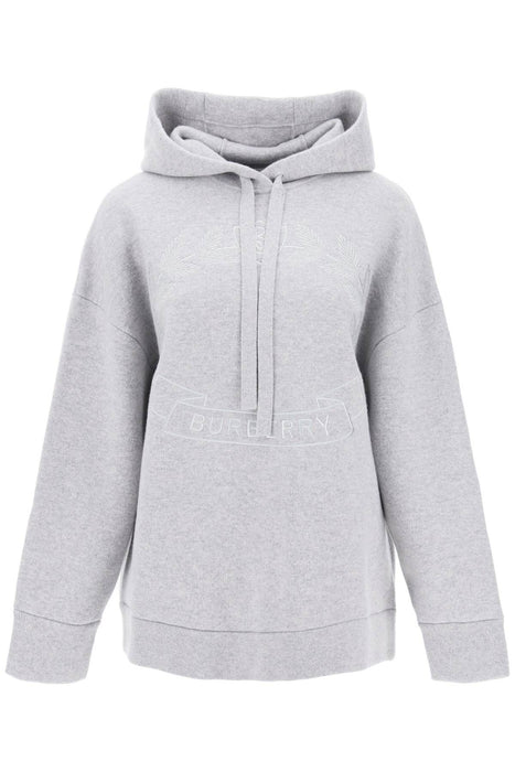 BURBERRY cristiana' cashmere blend hoodie