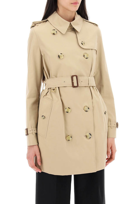 BURBERRY short kensington heritage trench coat