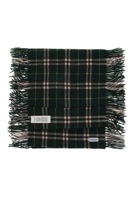 BURBERRY check cashmere scarf