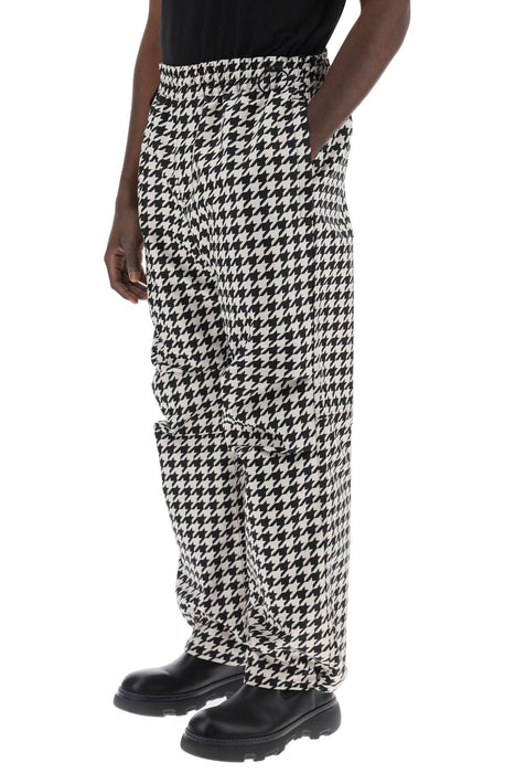 BURBERRY workwear pants in houndstooth