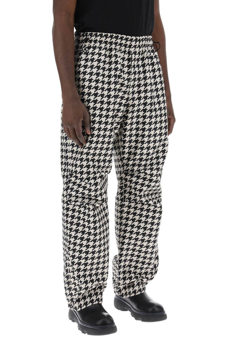 BURBERRY workwear pants in houndstooth